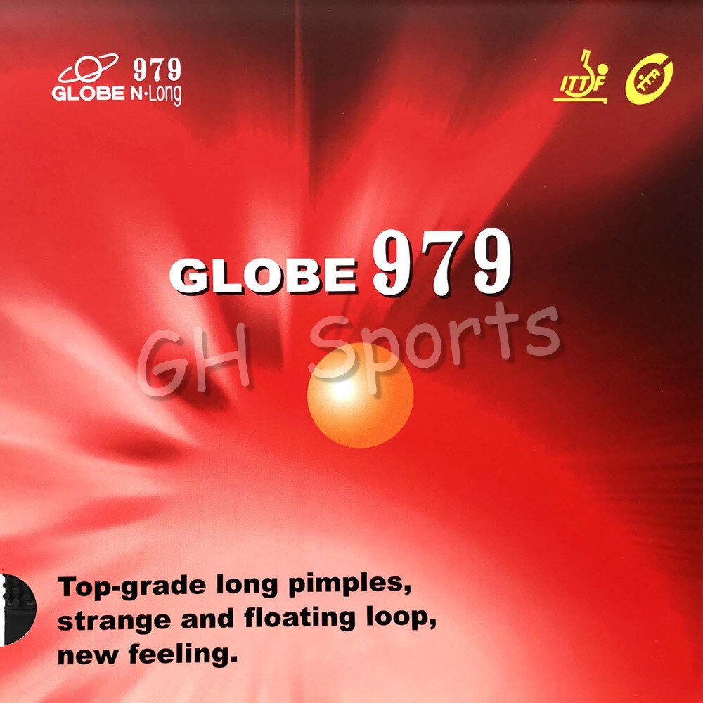 Globo 979 Chop + ataque largo Pips-Out ping pong goma con esponja