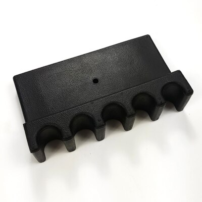 Soportes para tacos de mesa de billar de goma negra, en 2 uds./4 Uds./5 uds., estante portátil para palo de billar de mesa para snooker/carom, accesorios de mesa: 5pcs