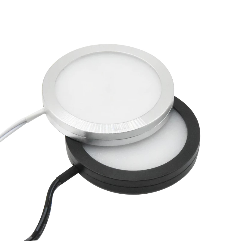 USB 5V LED Strahler 3W Ultradünne Schrank-Minilampe mit Schalter-Anzeige, Schmuck-Deckenstrahler mit 3M-Aufkleber für Höhle Innenbereich