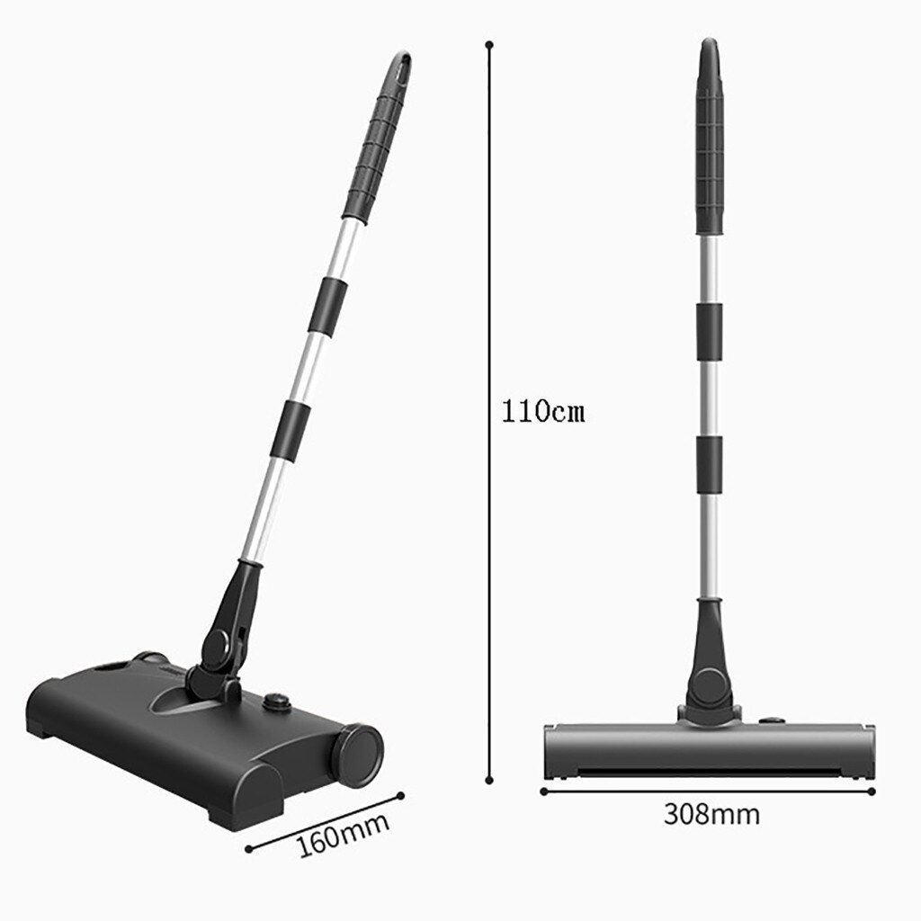 Household Wireless Broom Sweeper Electric Mop Pusher Sweeper Vacuum Cleaner Sweeper multifunctional machine low noise Rotary
