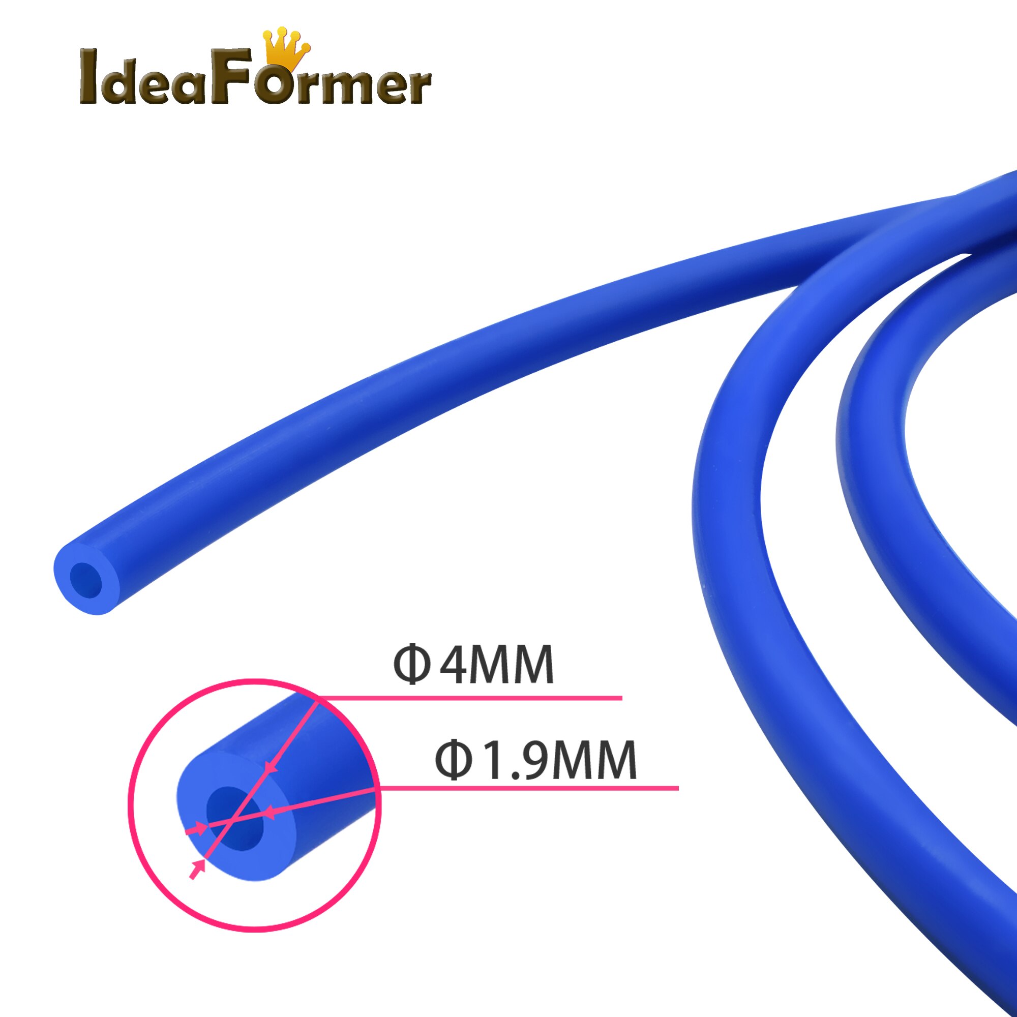 1 M PTFE/Teflon-Flexrohr Für 3D-Drucker – Innen-Ø 4 Mm, Außen-Ø 6 Mm – Ideal Für Bowden-Extruder Und J-Head-Düsen