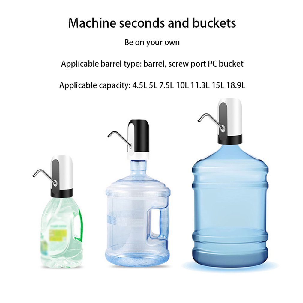 Rechargeable Smart Pumping Bucket Water Home Automatic Drinking Bucket Water Dispenser Electric Pressure Suction Water Pump