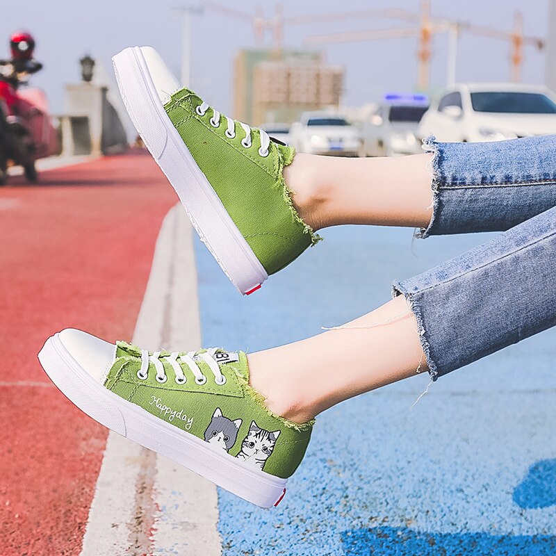 Kleurrijke damesschoenen canvas schoenen tijschoenen casual damesschoenen dames sportschoenen sneakers