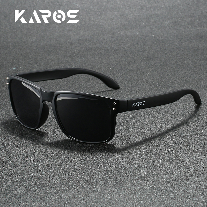 Karos Polarized Sunglasses UV400 Protection Glasses for Men Women Outdoor Hunting Fishing Driving Bicycle Sunglasses: Blue