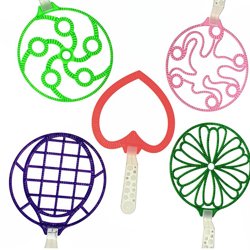 1 Pcs Bubble Blowing Plastic Kinderen Jumbo Giant Blower Ring Bubble Maker Bubble Wands Voor Meisjes Kids Jongens