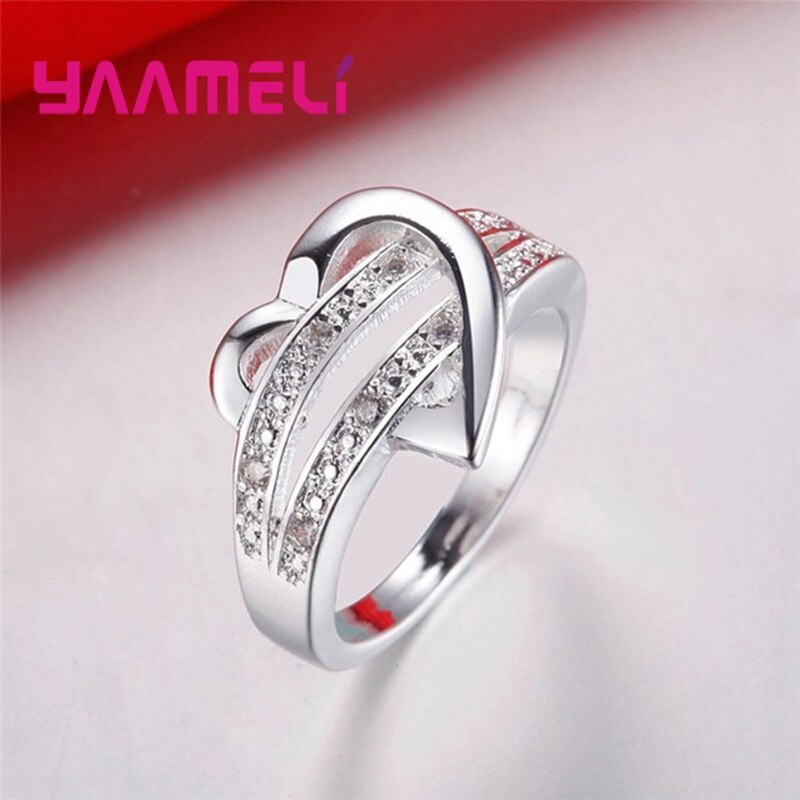 Bagues en argent Sterling 925 pour femmes, bijoux de fiançailles, zircone cubique Simple, de mariage