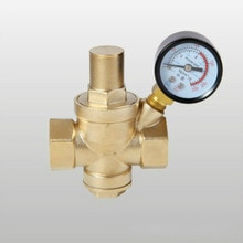 DN15 DN20 DN25 DN32 Brass water pressure regulator with Gauge pressure maintaining valve Tap water pressure reducing valve