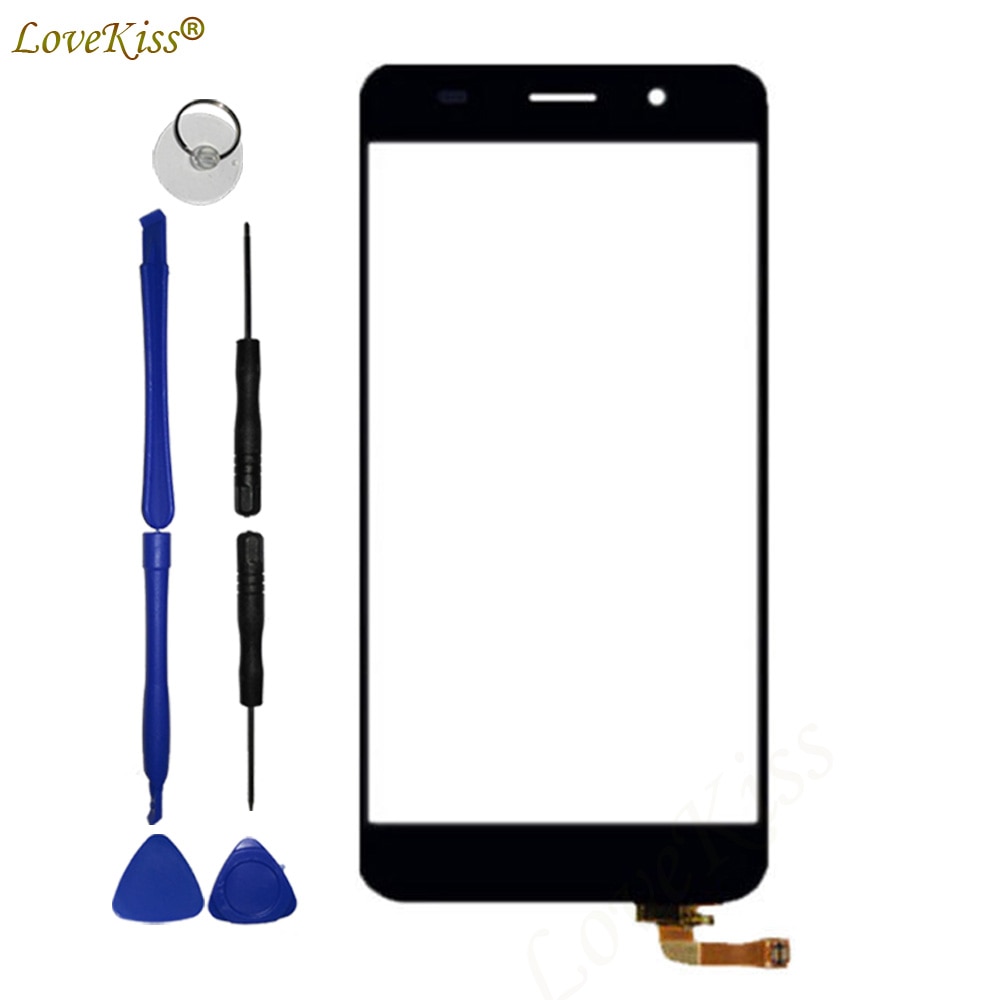 Touchscreen del Pannello Frontale Per Huawei Y6 Honor 4A SCL-L01 L21 L04 Sensore Touch Screen Display LCD Digitizer Copertura Esterna In Vetro strumenti