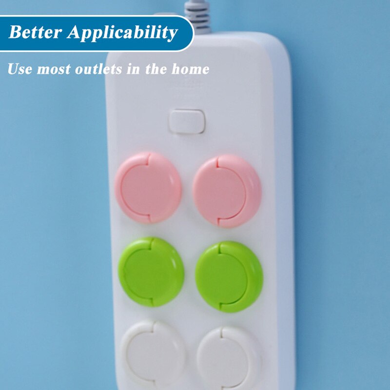 Babyinner 40 Pcs Sockets Coveres ABS Material Outlet Plug Anti Electric Shock Cover Kids Electrical Safety Protector