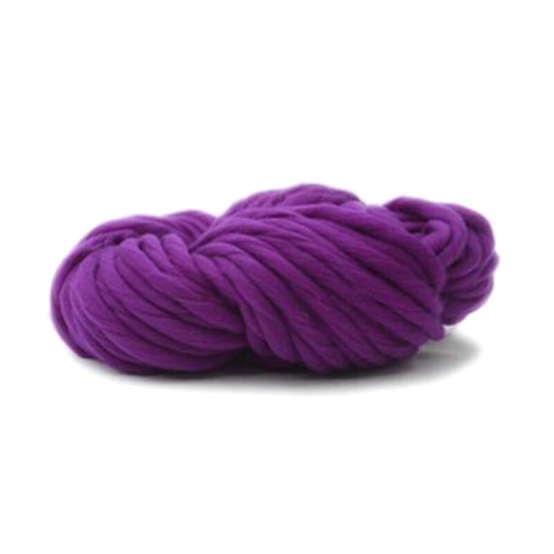 Pure Wool Thick Yarn Hand Knitting Spin Yarn For Diy Winter Blanket Hat Supplies 21 Colors: 21