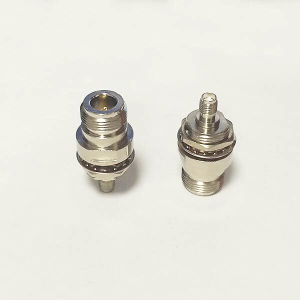 1 st N Vrouwelijke Jack moer naar SMA Vrouwelijke Jack RF Coax Adapter Modem Converter Connector Rechte Vernikkeld