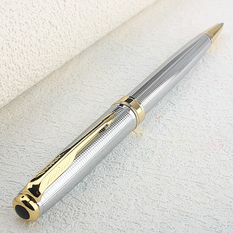 Metal Ballpoint Pen Rotation Style Commercial Pens for School Office Stationery Supplies Core Automatic Ball Pen