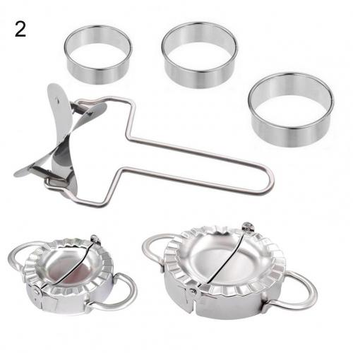 Stainless Steel Dumpling Mold Maker DIY Dough Household Kitchen Baking Gadgets: 02