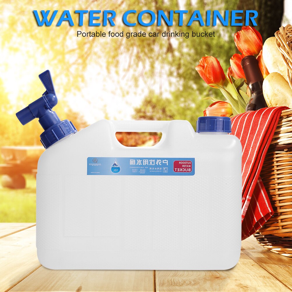 Capaciteit Outdoor Water Emmer Met Kraan Draagbare Rijden Water Tanks Voor Picknick Wandelen Outdoor Camping Koken