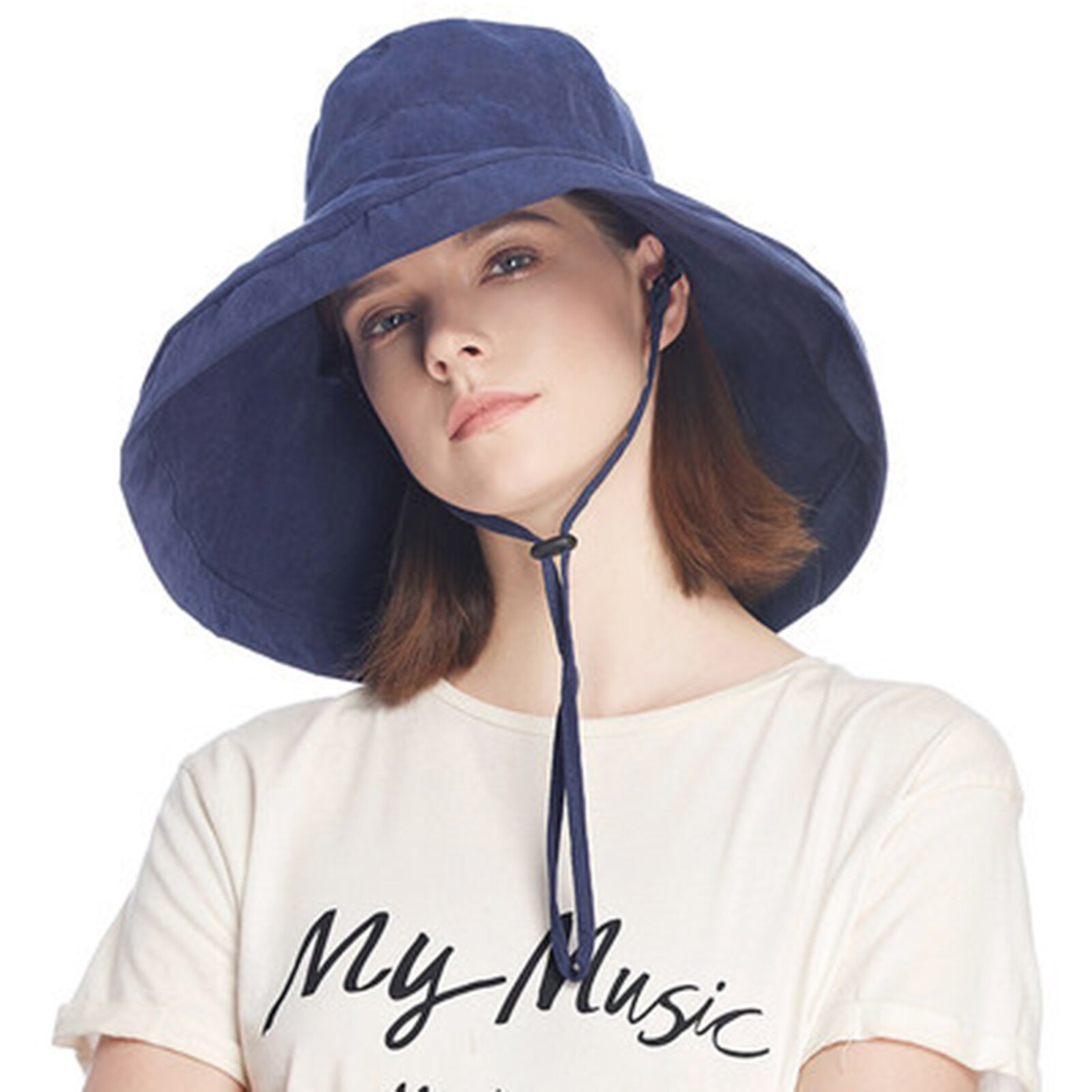 Zomer Zon Hoeden Dames Solid Plain Elegante Brede Rand Hoed Vrouwelijke Ronde Panama Beach Opvouwbare Brede Rand Cap Vrouwen: Paars