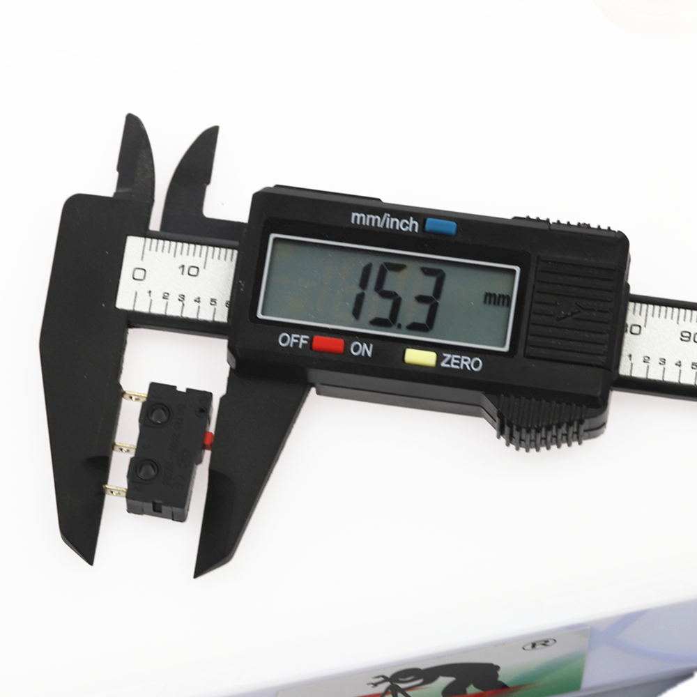 10 Pcs AC 125/250V 0.5A SPDT 3Pins Push Button Actuator Micro Limit Switch