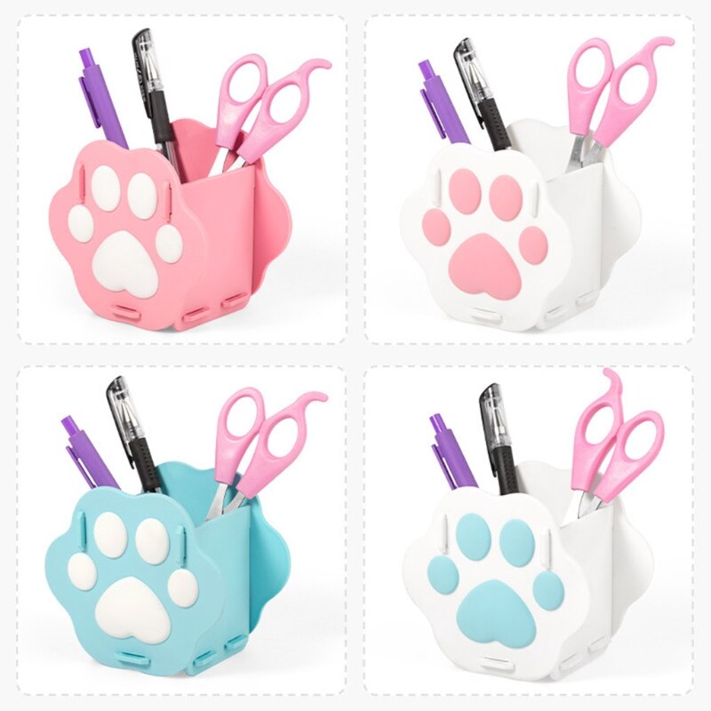 M17F Stilvolle Kätzchen Paw-wie Stift Halter Home/Büro/Schule Schreibtisch Management Halter Box Multifunktions Desktop Stift halter