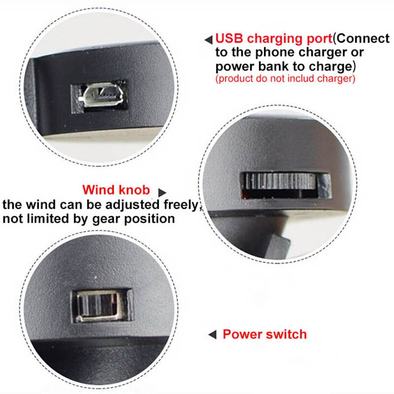 Ventilateur solaire chapeau usb charge grand vent demi casquette été travail en plein air pêche Ventilation refroidissement ventilateur casquette protection solaire