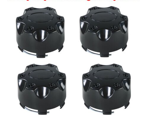 black Wheel Center Caps Compatible for Polaris Ranger RZR Sportsman 1521509-521: Default Title