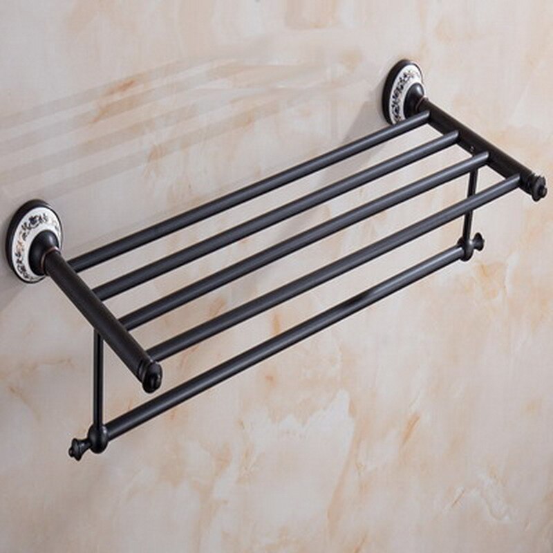 Noir huile frotté Bronze laiton mural salle de bain accessoires ensemble porte-serviettes savon porte-Robe crochet porte-papier hygiénique aset013