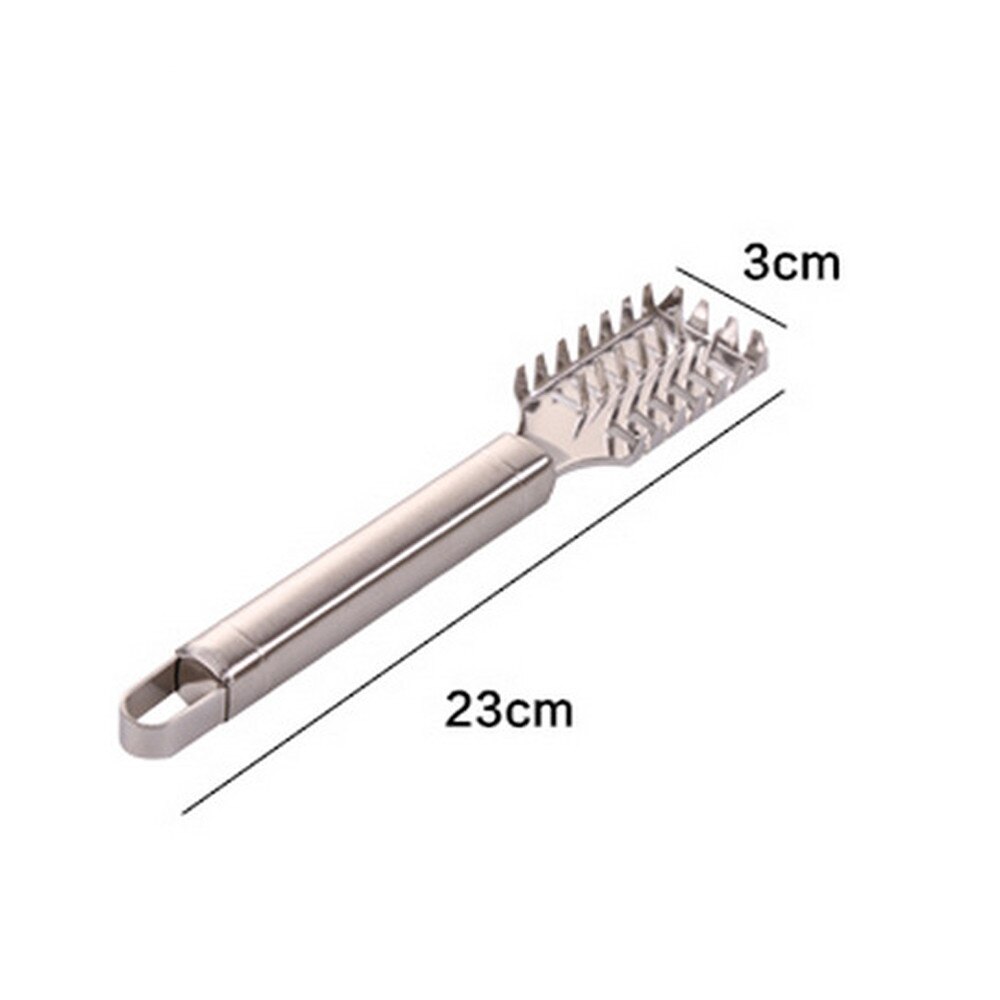 Keuken Gadgets Vis Huid Remover Rvs Schrapen Schubben Borstel Raspen Vis Schoonmaken Peeler Scaler Schraper
