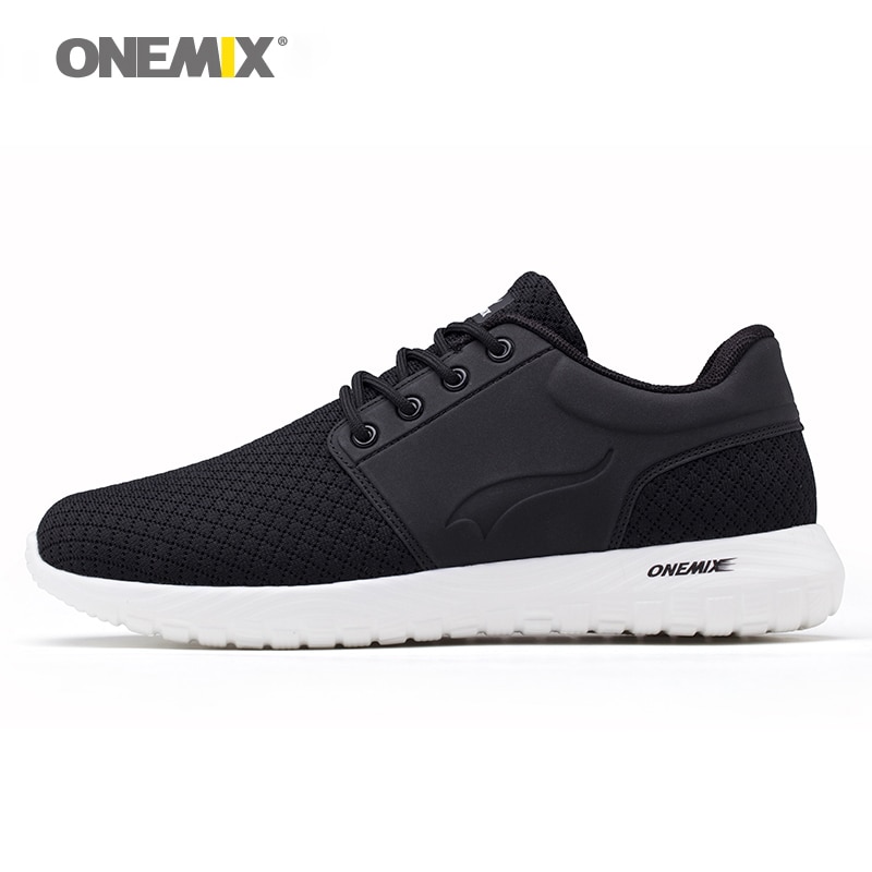 Onemix-Zapatillas de correr para hombre, zapatillas deportivas de malla transpirable, ligeras, con amortiguación DMX, para caminar al aire libre, novedad