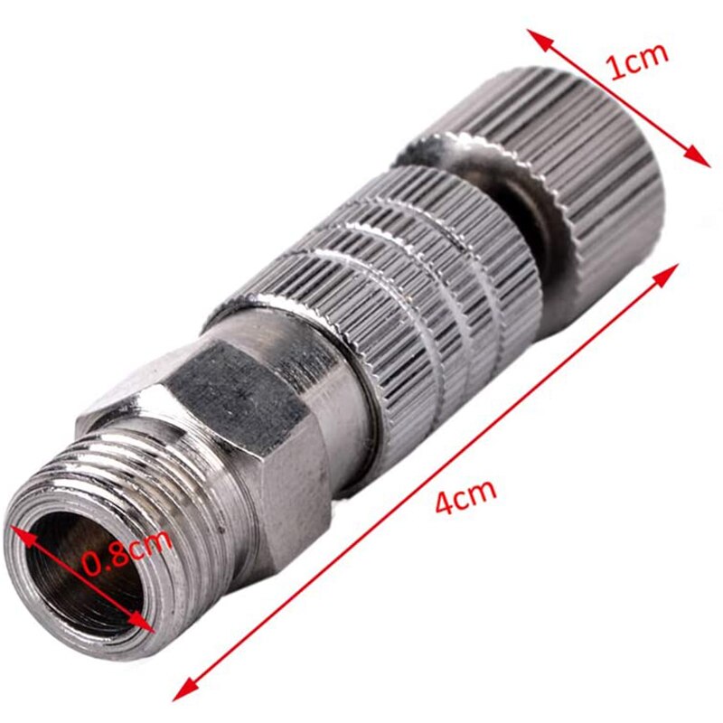 Aérographe à déconnexion rapide, raccord de coupleur rapide avec 5 raccords mâles, jeu d'accouplement mâle et femelle BSP de 1/8 pouces