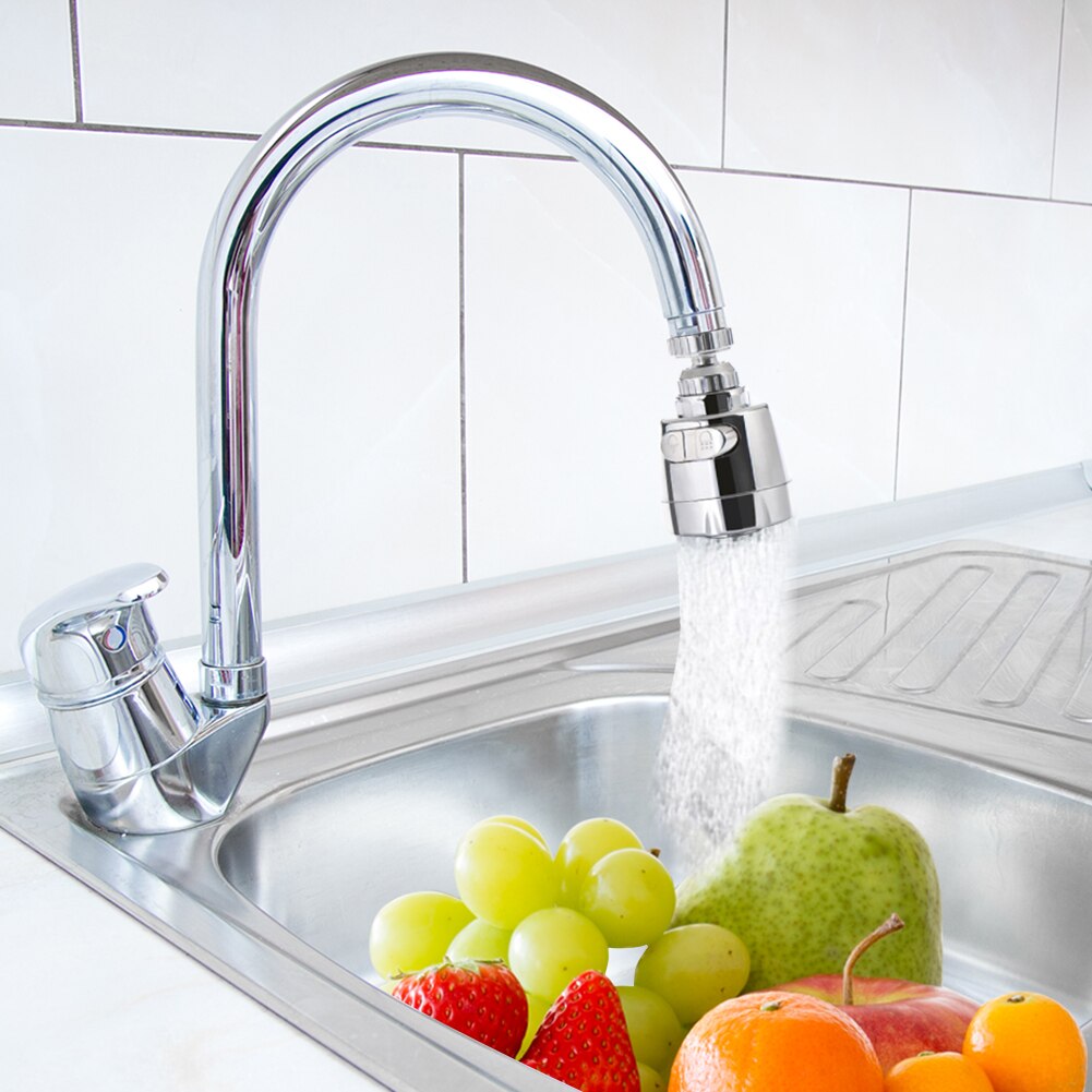 360 ° Kraan Beluchter Beweegbare Flexibele Tap Hoofd Douche Diffuser Draaibare Mondstuk Verstelbare Booster Kraan Keuken Accessoires