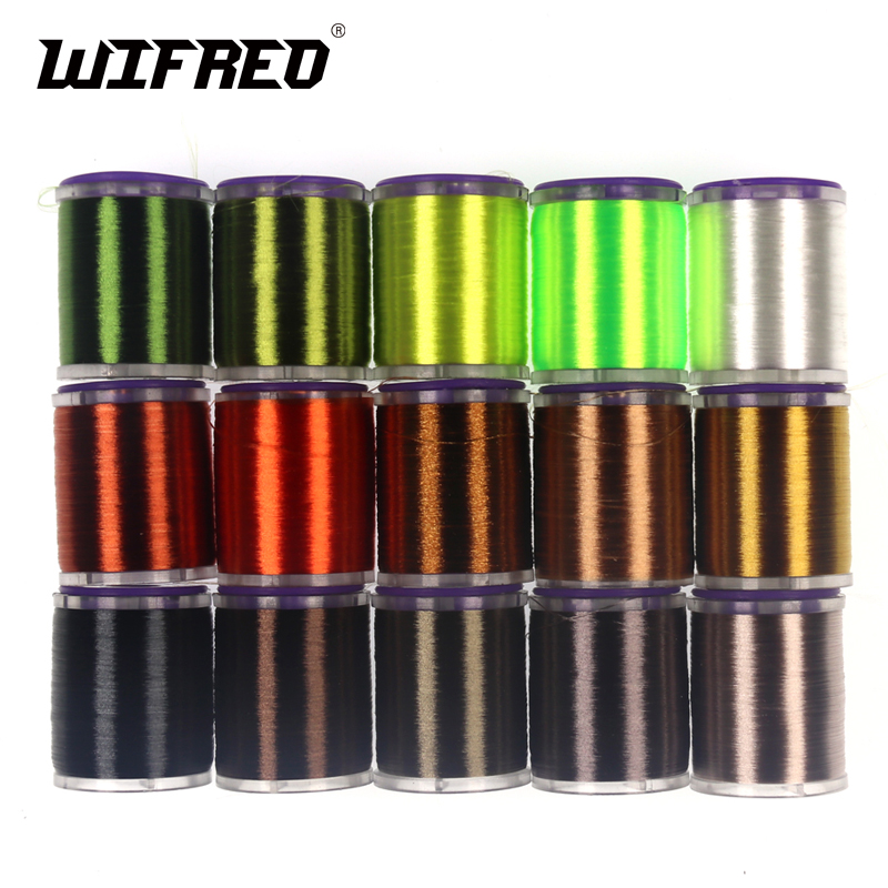 Wifreo 75D Fijne Hoge Treksterkte Vliegbindset Draad Met Standaard Spoel Spool Waxed Koppelverkoop Draad Voor Nimf Droog Natte Vliegen