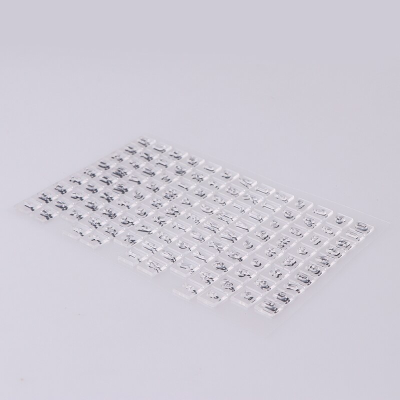 1 Stuk Rubber Stempel Engels Alfabet Serie Siliconen Stempel Diy Briefpapier Speelgoed