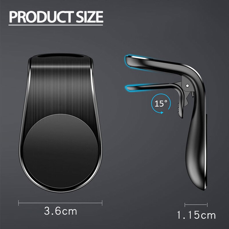 Car Air Vent Mount Magnet GPS Cell Phone Stand Holder for Abarth Fiat 500 grande punto Skoda Rapid Octavia A7 A5 Fabia Kodiaq