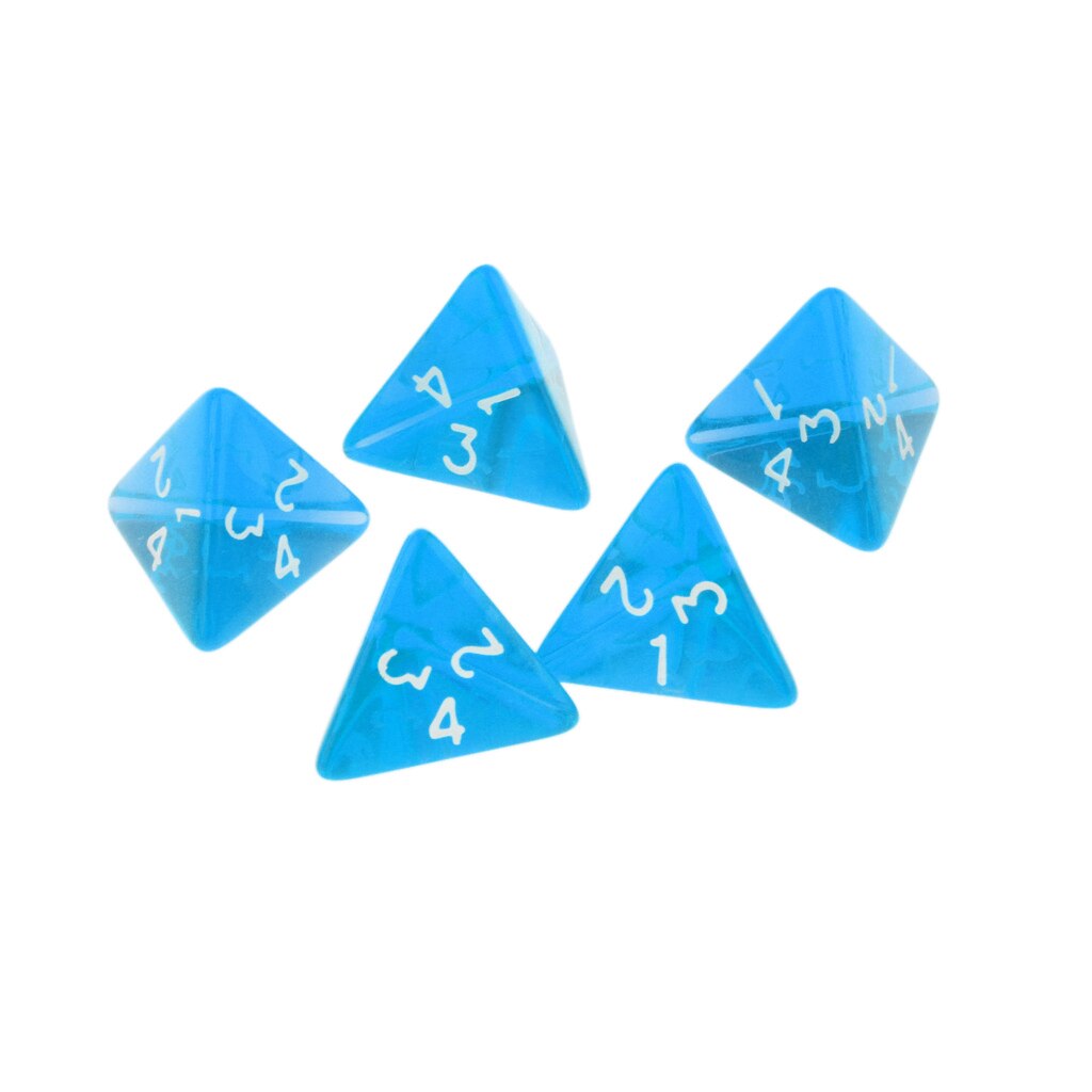 MagiDeal 25Pcs 4 Sided Dice D4 Multi Sided Dices D&amp;D RPG MTG Board Games Accessories