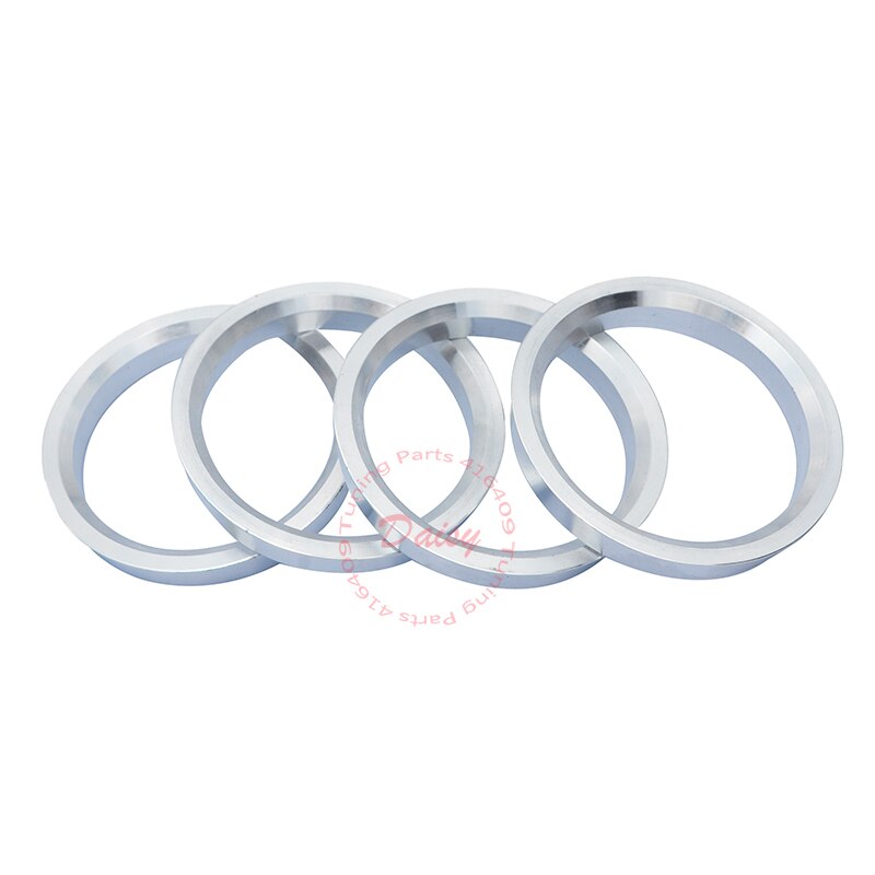 Spigot Rings (Set Of 4) 60.1mm To 54.1mm Hub Centric Spacers For Hyundai I20 [Mk1] 2008-2014