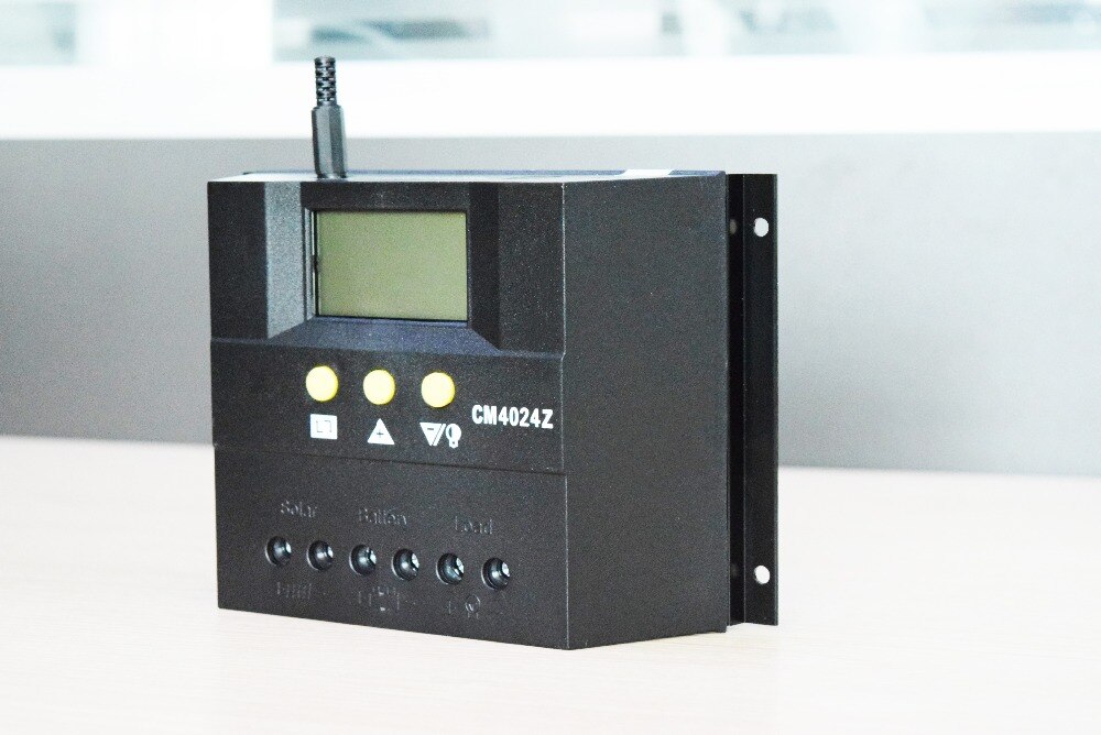 PWM 40A 12v 24v controller solar panel system regulator for lead-acid battery lithium AGM battery