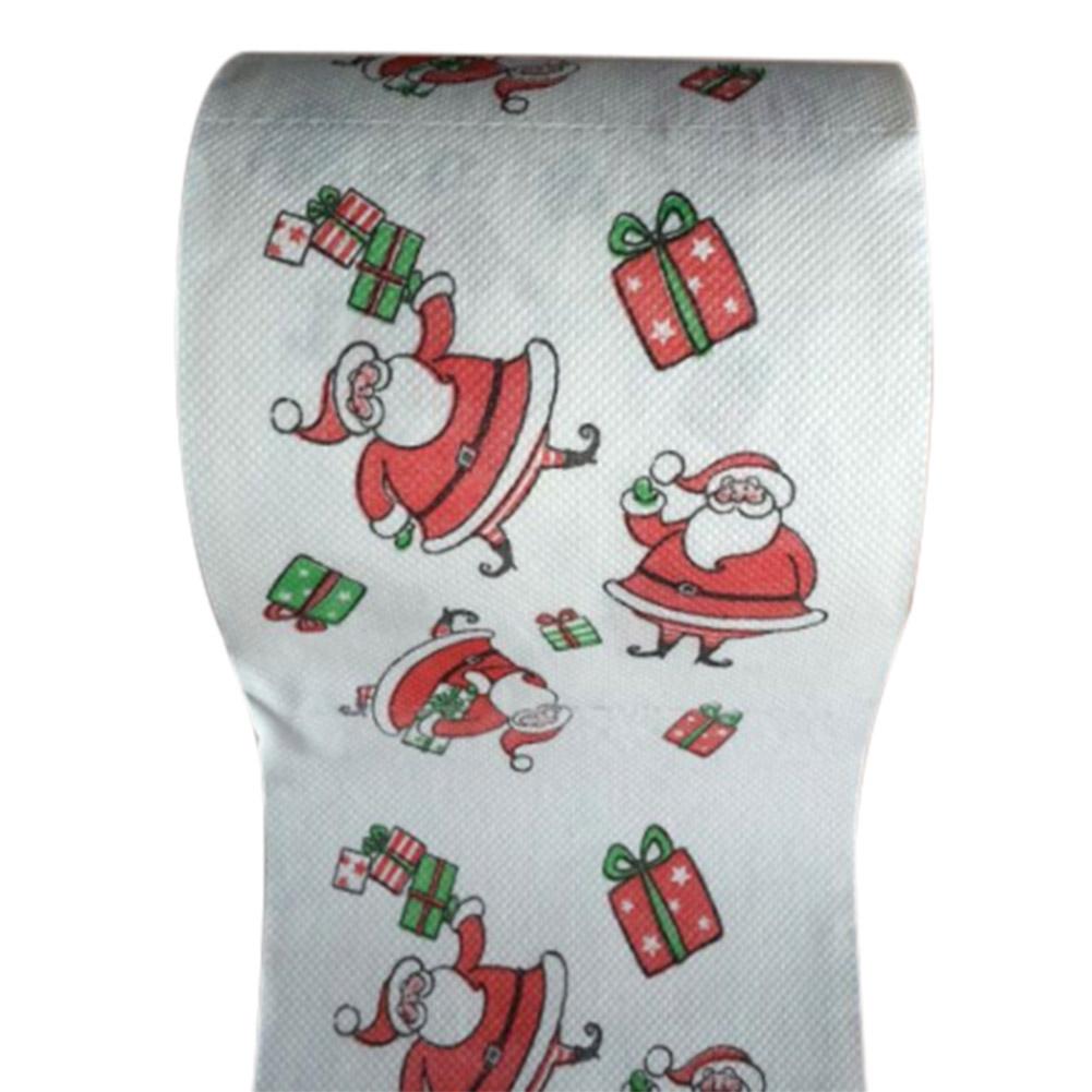 Kerst Toilet Roll Paper Thuis Kerstman Bad Toilet Roll Paper Kerst Levert Xmas Decor Tissue Roll 10*10cm