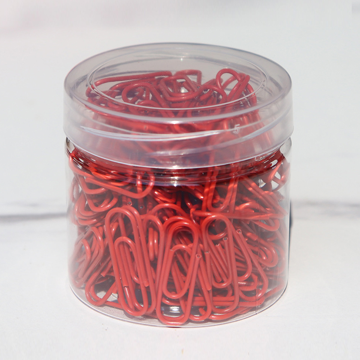 200 stk. binders notisbok arkivering bokmerke rustfrie binders dokumentorganisering for kontor skolemateriell: Hvit