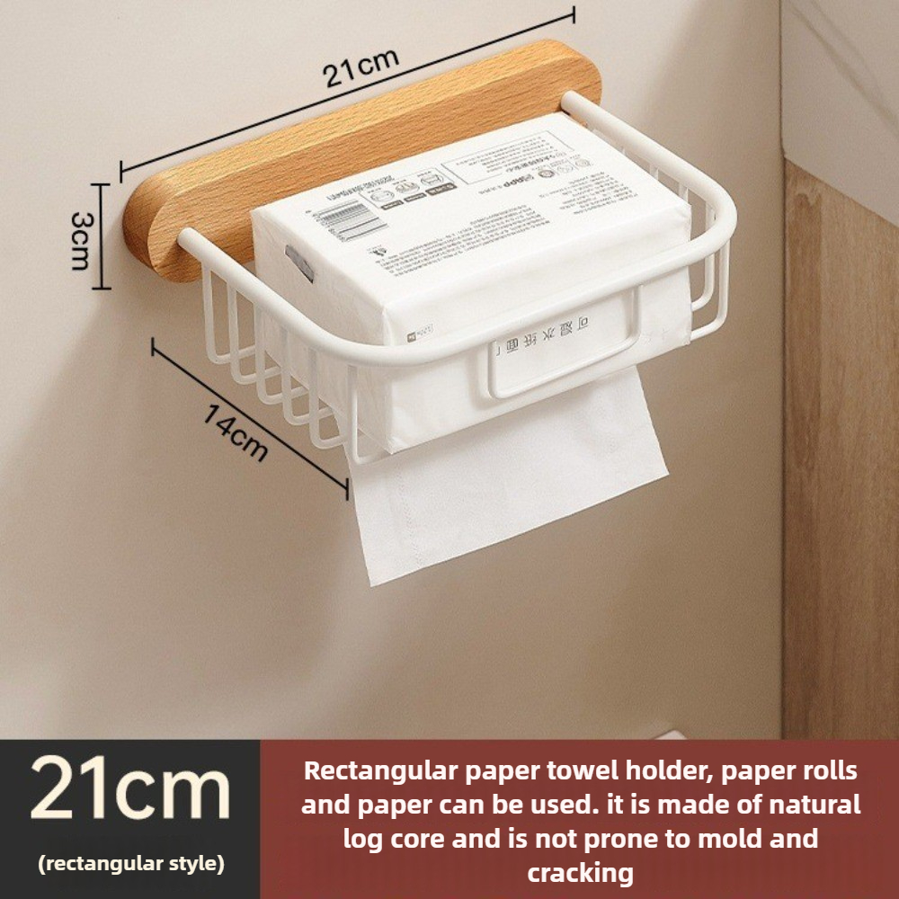 Toilet Tissue Box Bathroom Walnut Space Aluminum Paper Box Mobile Phone Storage Rack Stylish and Handsome Bathroom Accessories: PURPLE