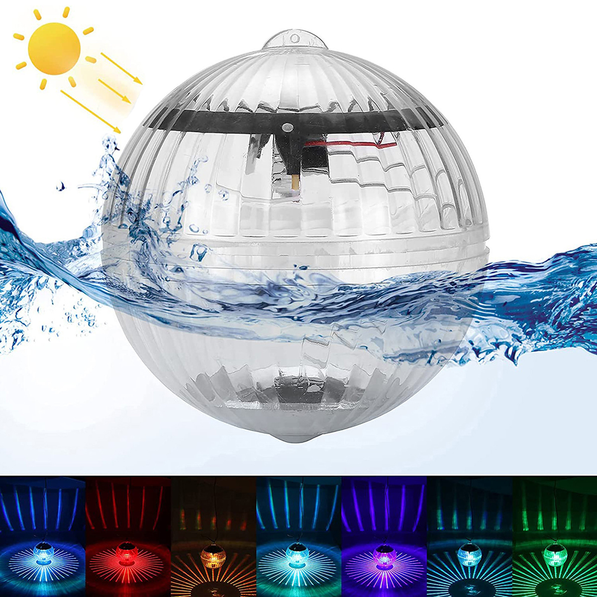 Kleur Solar Drijvende Vijver Licht Zwembad Hangende Waterdichte Bal LED Licht Veranderende Outdoor Automatische Aangedreven Waterlamp Tuin