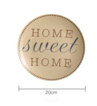 Moderne Keramische Plaat Muur Sticker Decoratie Thuis Woonkamer Muur Opknoping Ambachten Winkel Restaurant Cafe Muurschildering Accessoires: style3