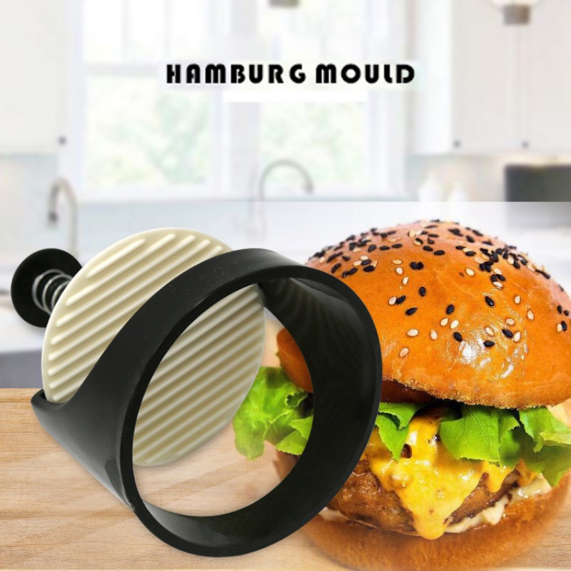 Diy multifunktions manuellt tryck burger hamburgare gör verktyg manuell burgerpress och formningsmaskin
