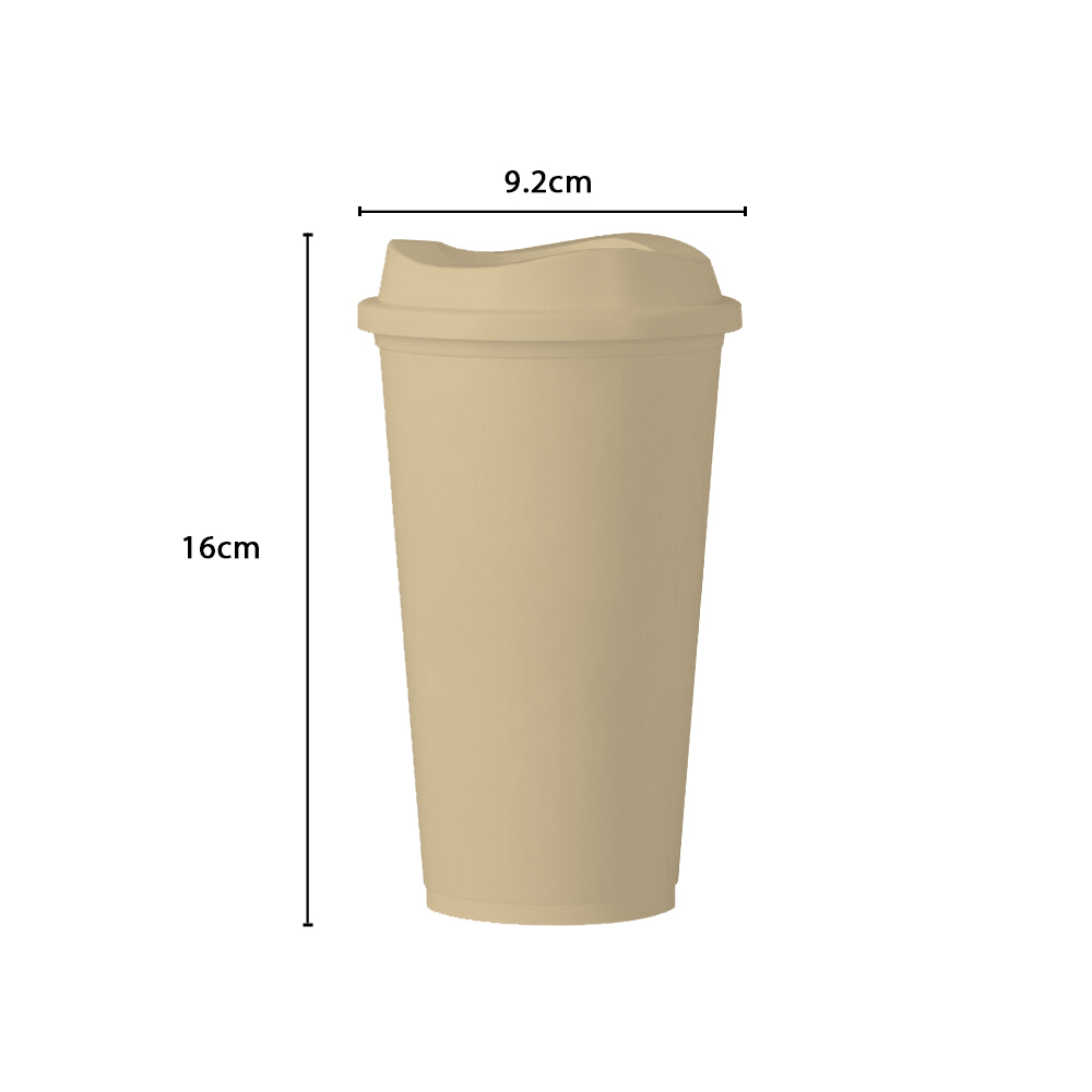 BPA free reusable 480ml 16oz plastic coffee cup travel coffee mug cup drink cup to go
