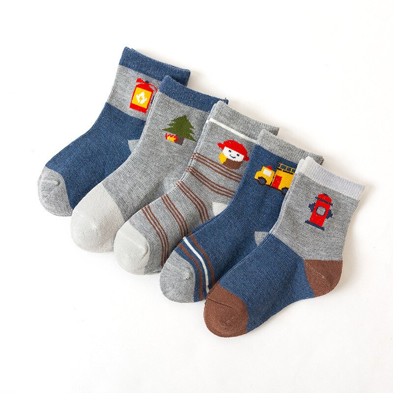 INPEPNOW-Calcetines divertidos de otoño para niños y niñas, de dibujos animados, para la escuela, WZ101,: 2 / 2-3T