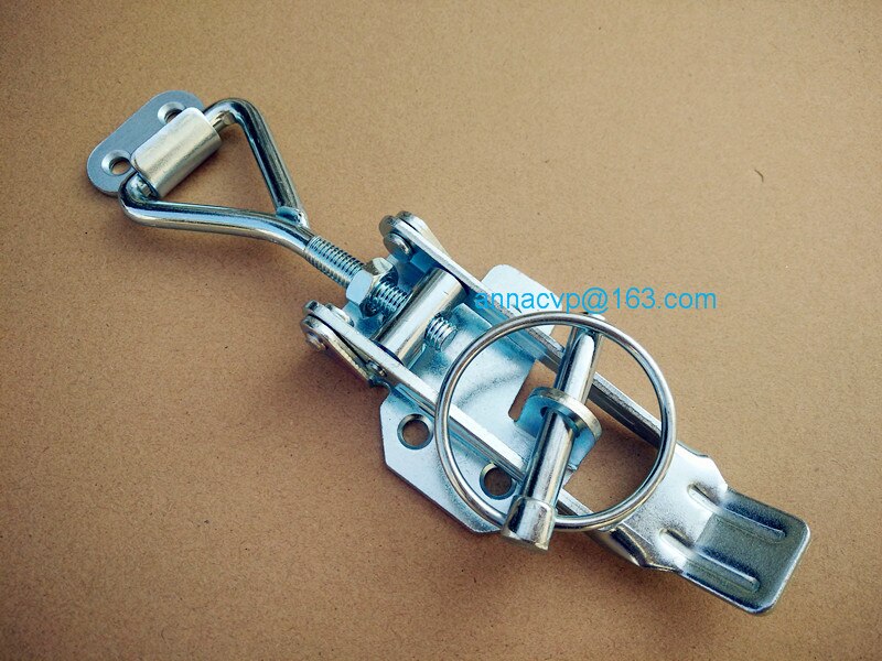 CVP 2PCS TRAILER LATCH TOGGLE FASTENER OVERCENTER LATCH WITH LYNCH PIN OVER CENTER ZINC PLATE TRAILER TRUCK UTE , trailer parts,