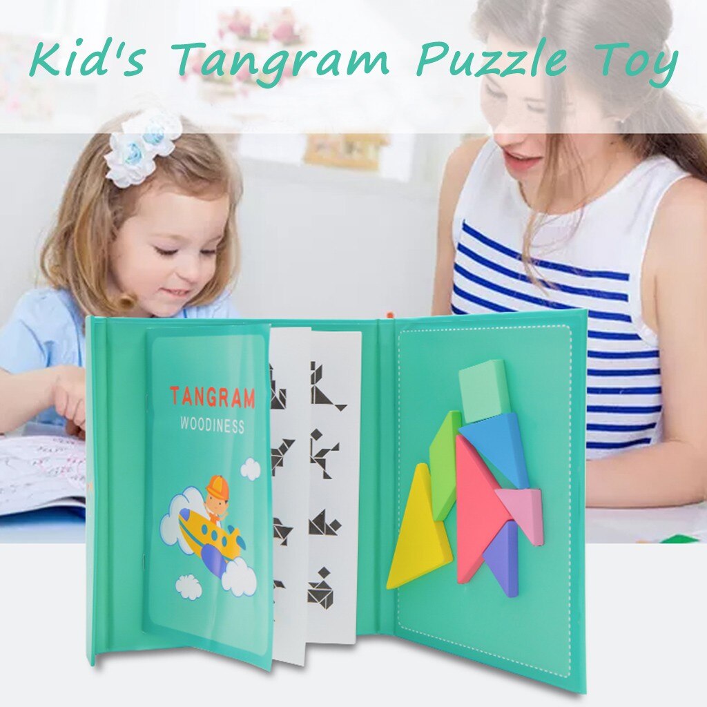 Kinderen Puzzel Multifunctionele Tangram Magnetische Puzzel Magnetische Puzzel Speelgoed Puzzel Leermiddelen Intelligentie Puzzel