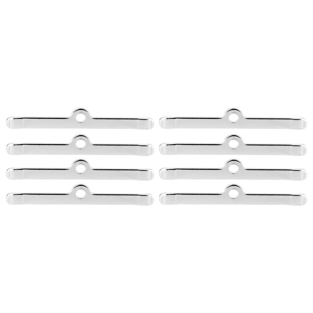 8pcs 3/4inch Chrome 4 Valve Cover Bars Engines Using Bolts Car Parts Fit for Chevy 283 305 327 350