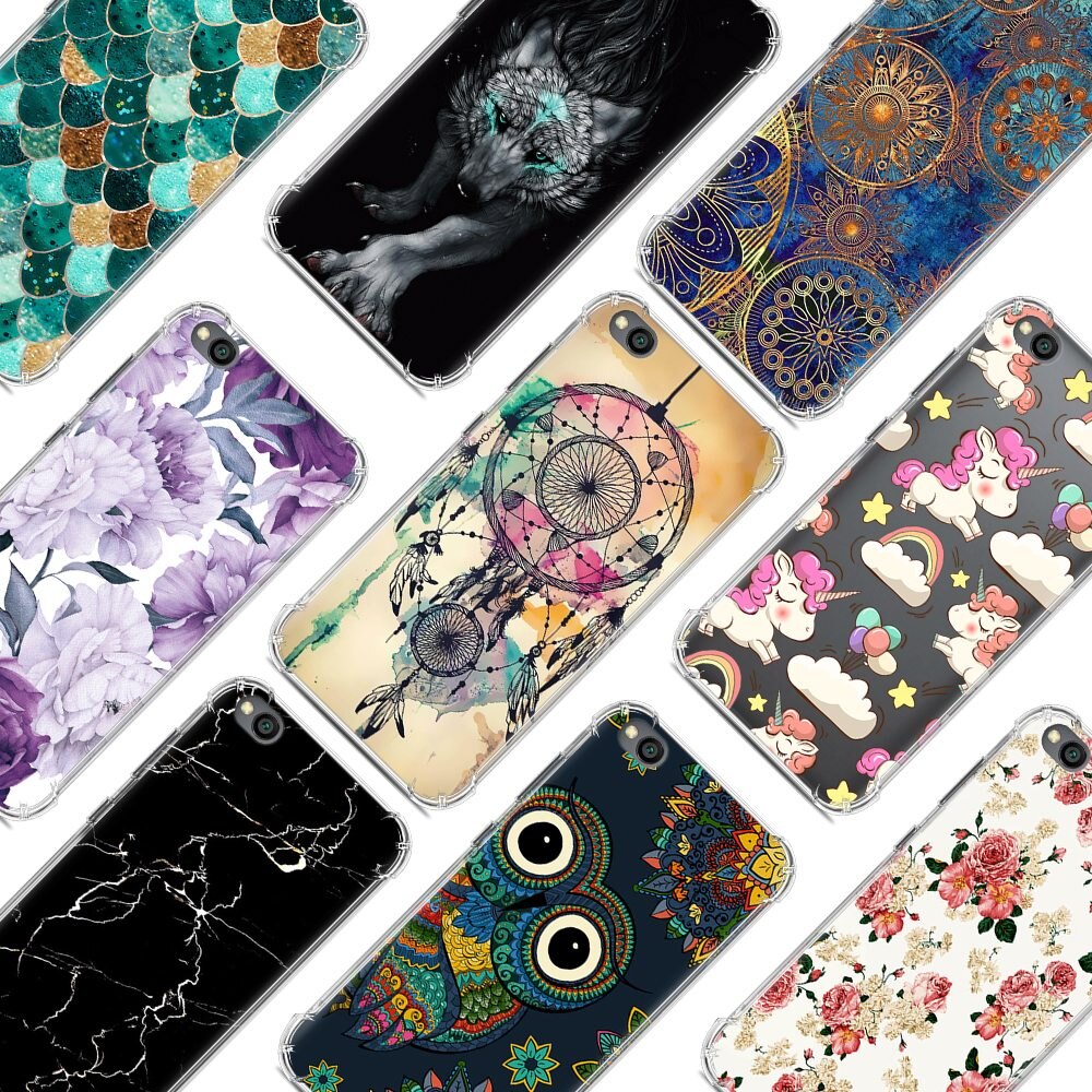 Anti-falling Phone Case With Airbag For Xiaomi Redmi Go Stylish Colorful Painted Back Phone Cover