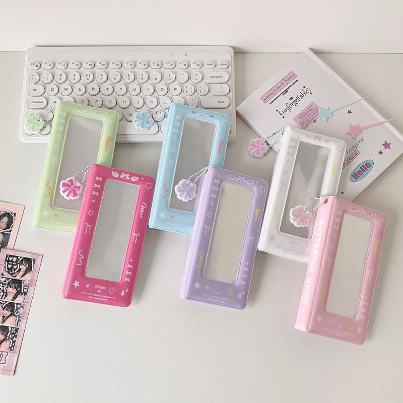 veelkleurige Photo Booth Frame Photo Booth Album voor 2x6 inch Photo Strips Album 20 pagina's 40 foto's