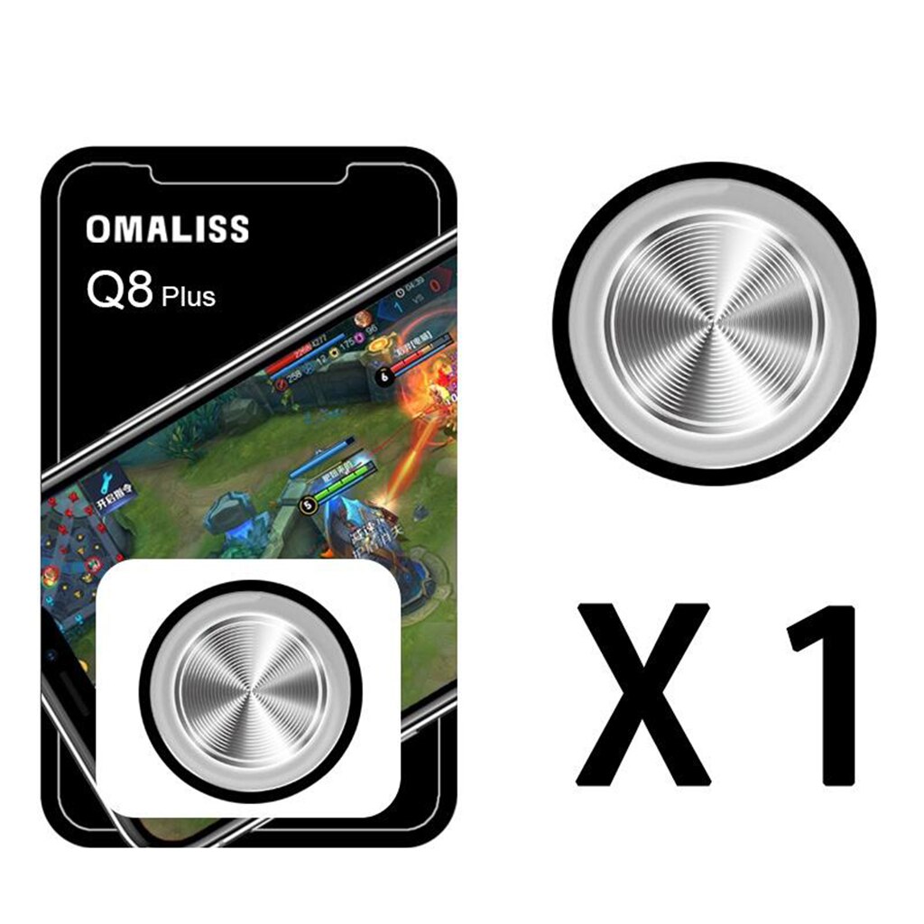 Round Game Joystick Touch Screen Thumb Controller Button for Smart Phone