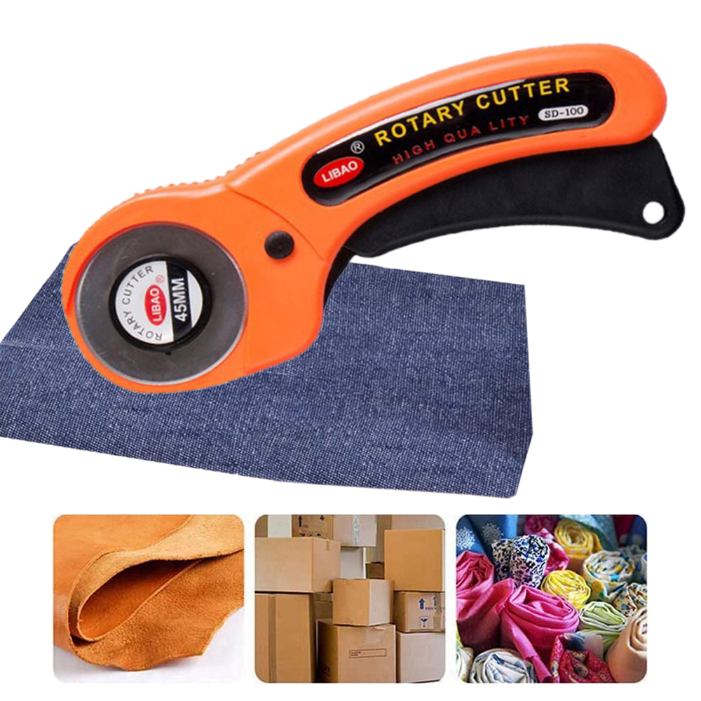 Rotary Cutter Blades 45mm Leather Cutting Tool DIY Patchwork Sewing Quilting Fit Olfa Cut Fabric Cutter Circular Blade