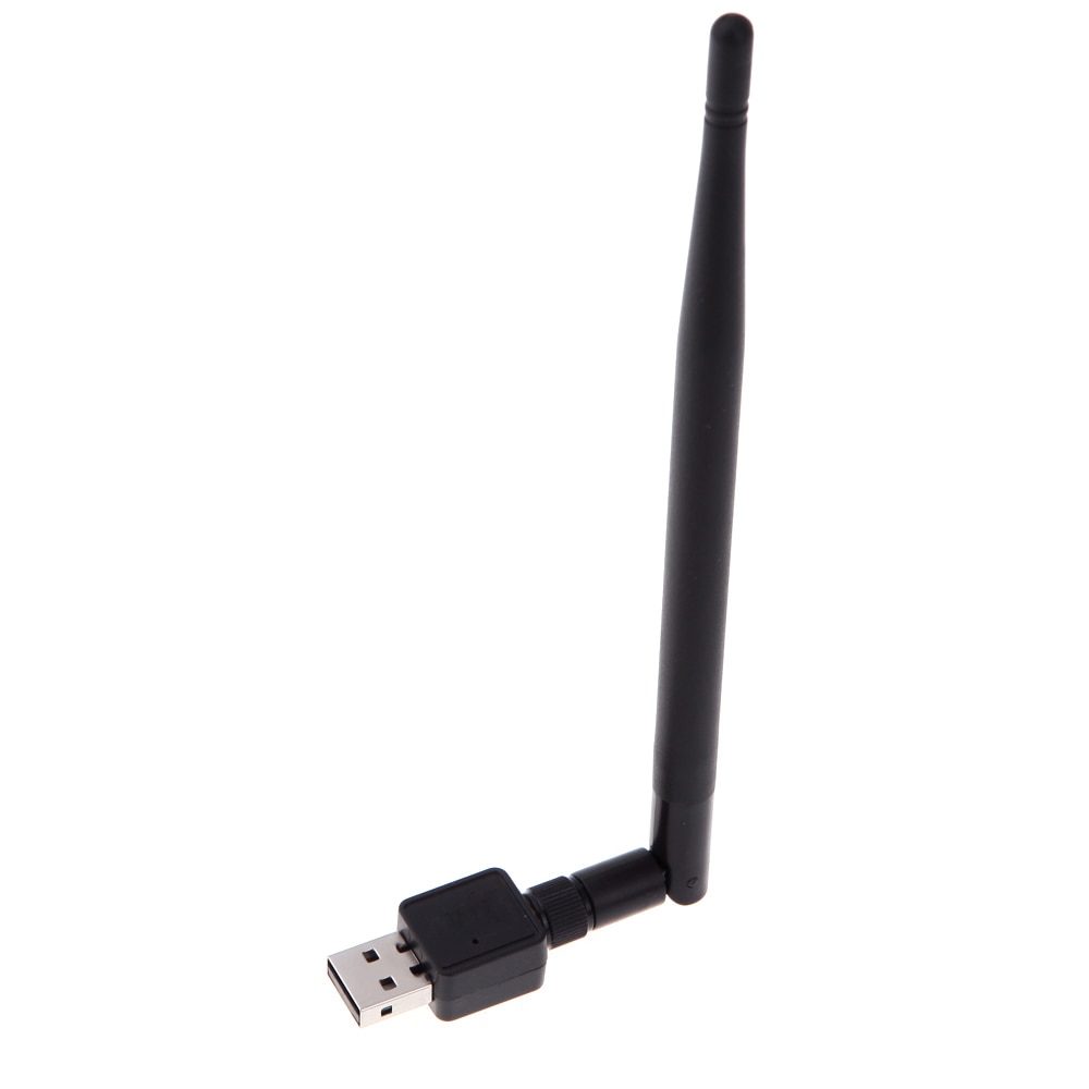 Mini Portable 150M USB WiFi Wireless LAN Network Card Adapter 802.11 n/g/b 5dBi Antenna for High-efficient Wireless Connections